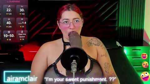 Airam Clair online show from 11-17-25, 08:14