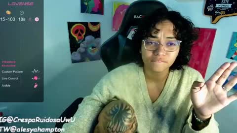 Snapshot of alesyahampton chatting on 01-16-25, 12:09 Crespa Ruidosa online show from 01-16-25, 12:09