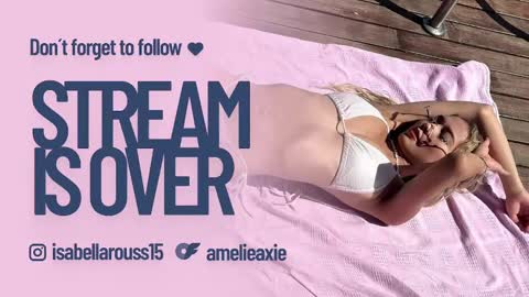 Snapshot of amelieaxie chatting on 01-15-25, 09:45 Isabella online show from 01-15-25, 09:45