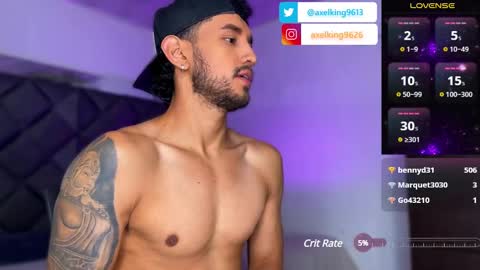 Snapshot of axelking13 chatting on 03-08-25, 02:45 Axel King online show from 03-08-25, 02:45