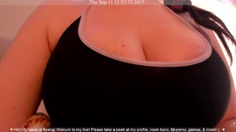 Snapshot of ayanadelatorre chatting on 09-11-25, 06:52 Ayana Delatorre online show from 09-11-25, 06:52
