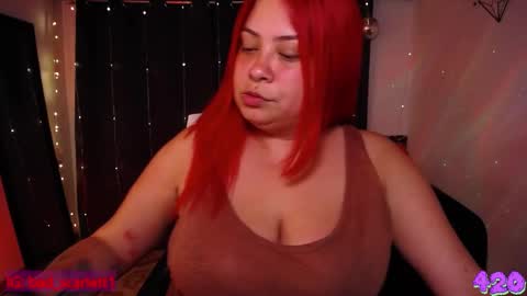 Snapshot of bad_scarlett1 chatting on 03-02-25, 11:09 Scarlett online show from 03-02-25, 11:09