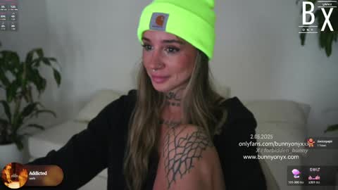 Snapshot of bunnyonyx chatting on 02-05-25, 10:12 Stephanie Next stream TUESDAY 6pm PDT online show from 02-05-25, 10:12