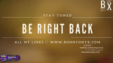 Snapshot of bunnyonyx chatting on 02-24-25, 11:30 Stephanie Next stream TUESDAY 6pm PDT online show from 02-24-25, 11:30