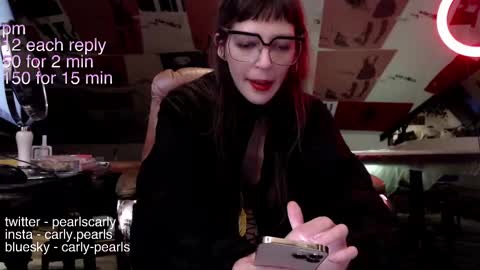 Carly Pearls online show from 01-30-25, 06:46
