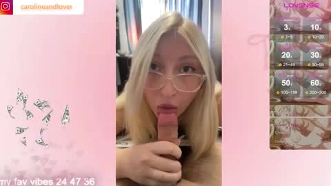 Snapshot of carolineandlover chatting on 11-11-25, 11:21 Caroline and Lover online show from 11-11-25, 11:21