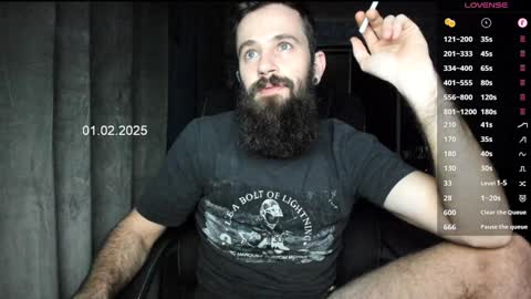 Snapshot of crissstud chatting on 01-31-25, 11:45 Criss online show from 01-31-25, 11:45