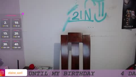 Snapshot of elaine_sun chatting on 01-22-25, 02:15 Elaine eli online show from 01-22-25, 02:15