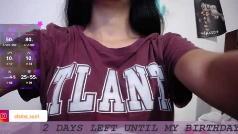 Snapshot of elaine_sun chatting on 01-24-25, 06:14 Elaine eli online show from 01-24-25, 06:14