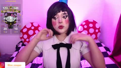 Snapshot of elicecooper chatting on 10-31-25, 05:08 Elice Cooper new account online show from 10-31-25, 05:08