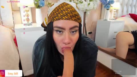 Snapshot of emily_hill___ chatting on 02-21-25, 12:16 EMILY Monday 5-2 am From Tuesday to Friday5-1 am Colombia time online show from 02-21-25, 12:16