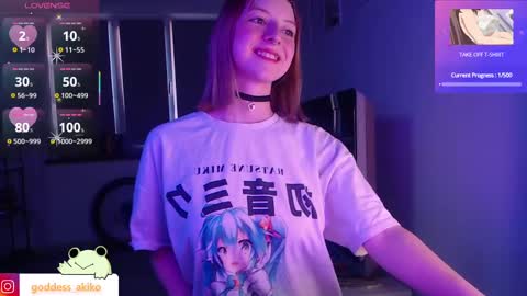 Snapshot of goddessakiko chatting on 02-17-25, 03:31 Akiko online show from 02-17-25, 03:31