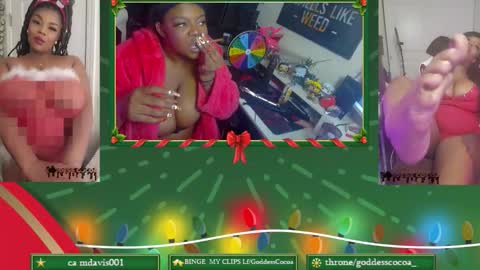 Goddess Cocoa online show from 12-21-25, 10:55