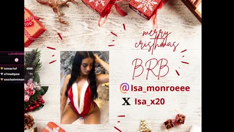 Isa Monroee  online show from 12-25-24, 12:37