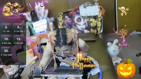 Snapshot of laflakita21 chatting on 10-31-25, 06:42 Skinnygirl online show from 10-31-25, 06:42