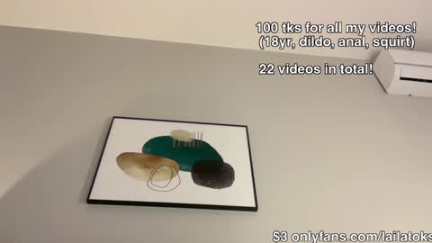 Snapshot of lailatoks chatting on 12-21-24, 03:36 lailatoks - TIP 100 tks get all my videos 22 VIDEOS SQUIRT PUSSY DILDO online show from 12-21-24, 03:36