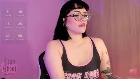 Snapshot of leahghoul666 chatting on 02-12-25, 03:07 Leah Independent Model OF leahghoul666 online show from 02-12-25, 03:07