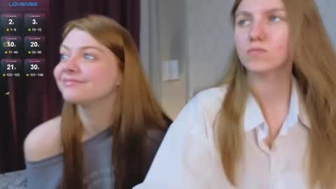 Hello our names are Kate and Alice this is our first day here. online show from 03-12-25, 12:04