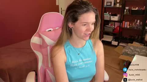 Lucie hot follow me on  online show from 02-24-25, 09:10