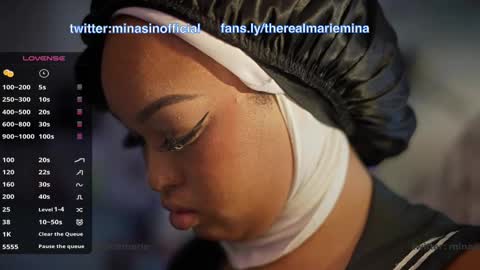 Snapshot of minamariebaby chatting on 09-29-25, 02:16 MINA online show from 09-29-25, 02:16