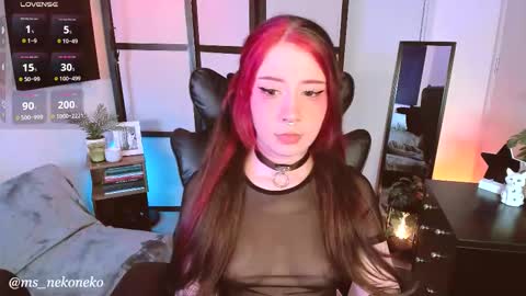 Snapshot of ms_nekoneko chatting on 11-23-25, 10:09 schedule monday tuesday wednesday thursday - sunday online show from 11-23-25, 10:09