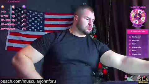 Snapshot of muscularjohnforu chatting on 12-22-24, 08:25 click icon for peach  online show from 12-22-24, 08:25