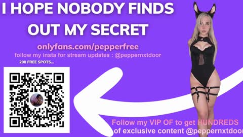 Snapshot of pepperxminthe chatting on 01-15-25, 07:05 pepperxminthe online show from 01-15-25, 07:05