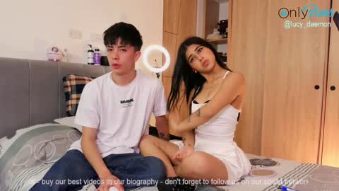 first anal video in bio we are lucy and perceo follow us online show from 01-18-25, 09:55