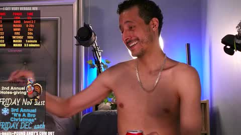 Andy Conda ITS A BRO CHRISTMAS PARTY FRIDAY DECEMBER 13TH 9pm est - LATE Mark Your Calendar online show from 11-13-25, 01:37