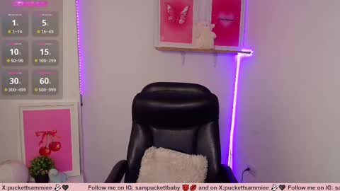 Snapshot of sampuckettbaby chatting on 02-14-25, 06:08 sampuckettbaby online show from 02-14-25, 06:08