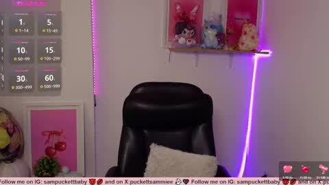 Snapshot of sampuckettbaby chatting on 03-07-25, 04:11 sampuckettbaby online show from 03-07-25, 04:11