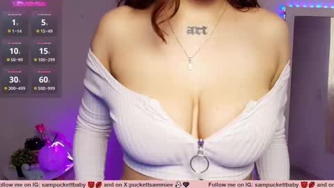 Snapshot of sampuckettbaby chatting on 09-18-25, 03:47 sampuckettbaby online show from 09-18-25, 03:47