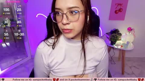 Snapshot of sampuckettbaby chatting on 10-14-25, 05:14 sampuckettbaby online show from 10-14-25, 05:14