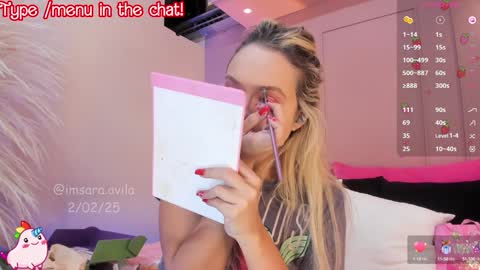 Snapshot of saraavila_ chatting on 02-02-25, 11:00 SaraAvila  online show from 02-02-25, 11:00