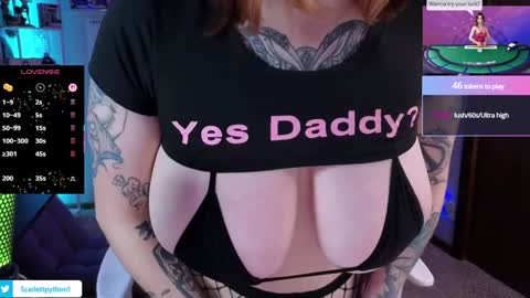 Snapshot of scarlettpython1 chatting on 02-17-26, 12:29 Scarlett online show from 02-17-26, 12:29