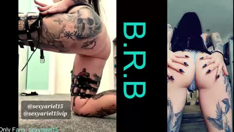 Snapshot of sexyariel15 chatting on 09-23-25, 01:36 SexyAriel15 online show from 09-23-25, 01:36