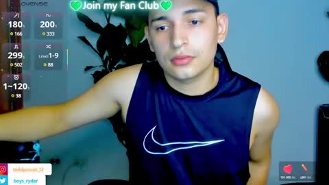  Follow me on Twitter boys ryder and instagram teddyscoot 12  online show from 02-01-25, 12:40