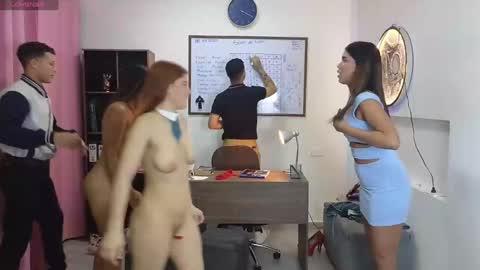 Snapshot of thegobletoffire chatting on 01-08-25, 11:41 Ncole Emily Calvin and Pepe online show from 01-08-25, 11:41