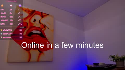 Snapshot of tiago_hannah chatting on 01-18-25, 08:19 carolina online show from 01-18-25, 08:19