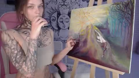 Snapshot of uwu_eva chatting on 02-22-25, 09:48 Eva online show from 02-22-25, 09:48