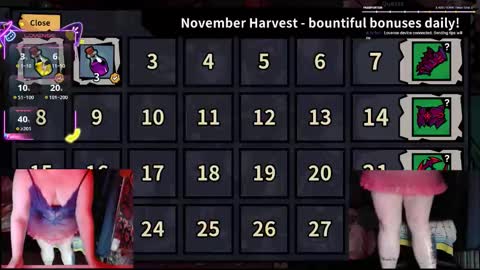 VelvetineSiren online show from 11-29-25, 09:45