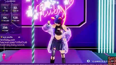 Snapshot of vexruby chatting on 02-15-26, 01:13 Vex Ruby online show from 02-15-26, 01:13