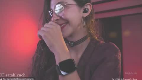 Snapshot of zarahlynch chatting on 11-15-25, 12:41 Miss Lynch Next show 2911 online show from 11-15-25, 12:41