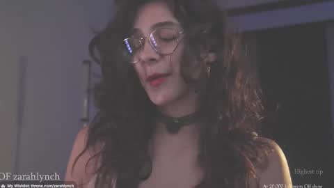 Snapshot of zarahlynch chatting on 12-01-25, 01:21 Miss Lynch Next show 2911 online show from 12-01-25, 01:21