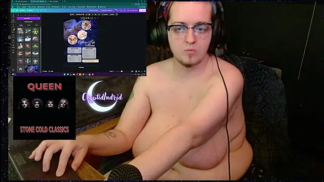 CryptidIndrid online show from 12-23-24, 02:13