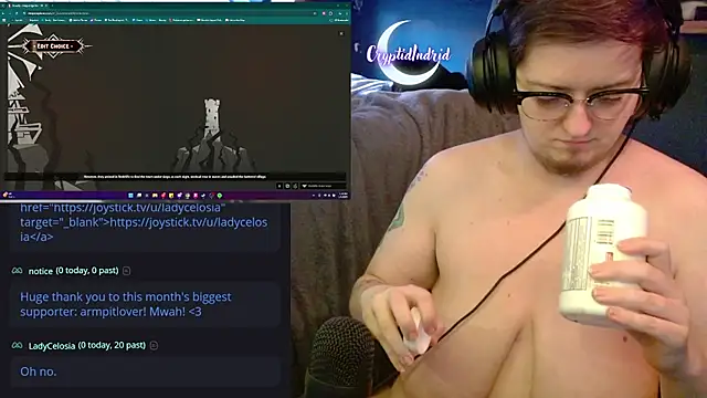 CryptidIndrid online show from 01-01-25, 10:24