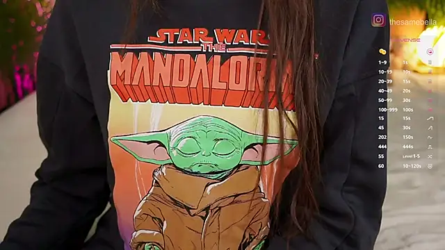 Snapshot of BabyYoda- chatting on 11-21-25, 10:25 BabyYoda- online show from 11-21-25, 10:25