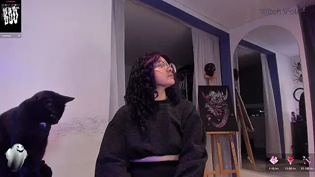 Snapshot of witchviolet chatting on 02-26-25, 01:43 witchviolet online show from 02-26-25, 01:43