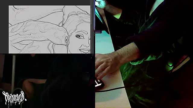 DrenchedArt online show from 01-03-25, 08:54