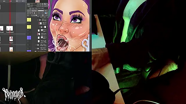 DrenchedArt online show from 01-13-25, 05:44